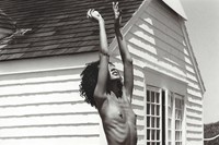 Pat Cleveland at Andy&#39;s Montauk Summer House 1981