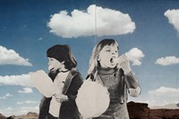 Joe Webb, The Cloud Eaters, Original Collage