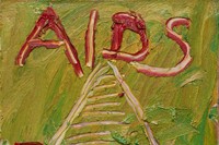 13. Aids Blood, 1992, oil on canvas, 61 x 101.5 cm