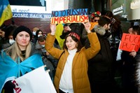 New Yorkers Protest Against The War in Ukraine