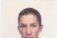 Vinca Petersen, Scratched Passport Photo. Copyright