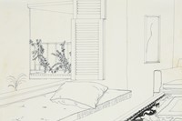 David Hockney, Christopher Isherwood’s House, Santa Monica, 