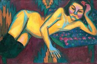 Yellow Nude, Sonia Delaunay, 1908