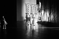 Royal Ballet dancers backstage at The Dante Proje