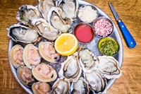 The Richmond, Oyster &amp; clam platter