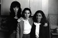 Cher, Winona and Patty Dann on the set of Mermaids, 1990