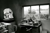 Andre Kertesz, Henry Moore&#39;s Studio with Elephant 