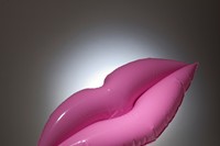 Inflatable Lip Hat, John Galliano, created by Stephen Jones