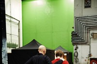 Wayne McGregor and Edward Watson backstage photogr