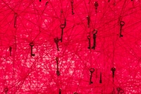 Chiharu Shiota, Threads of Life, Hayward Gallery, Southbank