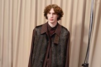 Ruben backstage at the Burberry Autumn_Winter 2021