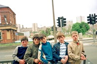 Lads at railings, 1987