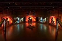 Installation view of Lightscape_v2
