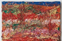 6. Landscape, 1991, oil on canvas, 25.4 x 35.56 cm