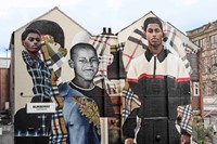 Mural images_Burberry Manchester Artwork by Jazz G