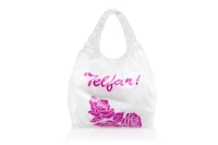 TELFAR-MEDIUM-FLOWER-PLASTIC-BAG-WHITE-FRONT