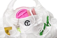 TELFAR-MEDIUM-FLOWER-PLASTIC-BAG-WHITE-INTERIOR