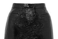 IRIS &amp; INK textured vinyl skirt