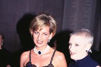 Liz Tilberis and Princess Diana at the The Costume Institute