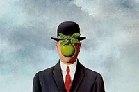 Son of a Man, Rene Magritte, 1964