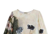 Silk Dress with Floral Print by Stella McCartney