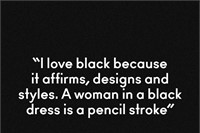 Yves Saint Laurent on black