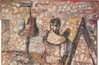 Julian Schnabel at Chateau La Coste