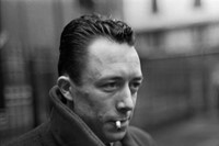 Henri Cartier-Bresson, French writer Albert Camus, Paris, 19