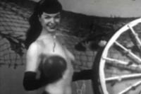Still from Bettie Page 8mm stag reel, 1950s