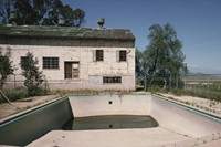 Abandoned Pool, California Ruins, Perris Valley, 1974