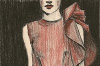 Lanvin S/S 10, Look 4 detail, Illustrations by Zoe Taylor