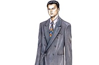 Sketch for The Wolf of Wall Street Costumes