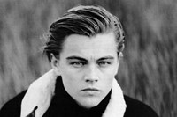 Leonardo DiCaprio with a Swan