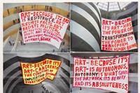 Banners by Thomas Hirschhorn, 2009