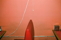 Lorena Lohr, Untitled (Red Leather Booth), 2013. C