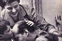Ingrid Bergman &amp; Roberto Rossellini with their children