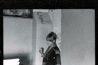 Marianne Faithfull at Frank Zappas house, 1968