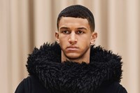 Loic backstage at the Burberry Autumn_Winter 2021 