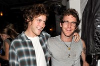 Andrew VanWyngarden and Dustin Yellin at the AnOther issue 2