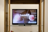 Lucid TV vitrine at Trading Museum, Paris
