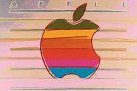 Apple advertisement by Andy Warhol, 1985