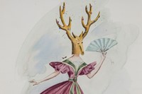 DOROTHEA TANNING - Costume Design for Night Shadow