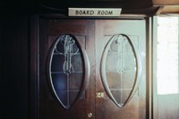 Boardroom doors, Glasgow School of Art, 1976