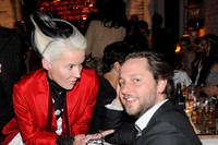 Daphne Guinness and Derek Blasberg at the AnOther issue 21 l
