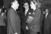 1985President Mitterand Yves Deneuve Photo Jean-lu