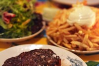 Oysters &amp; Grill steak frites