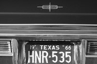 Texas numberplate