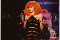 Dress by Jean-Paul Gaultier on the occasion of the 40th anni