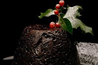 Eating Christmas Pudding in the UK
