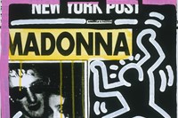 Andy Warhol and Keith Haring New York Post (Madonna), 1985